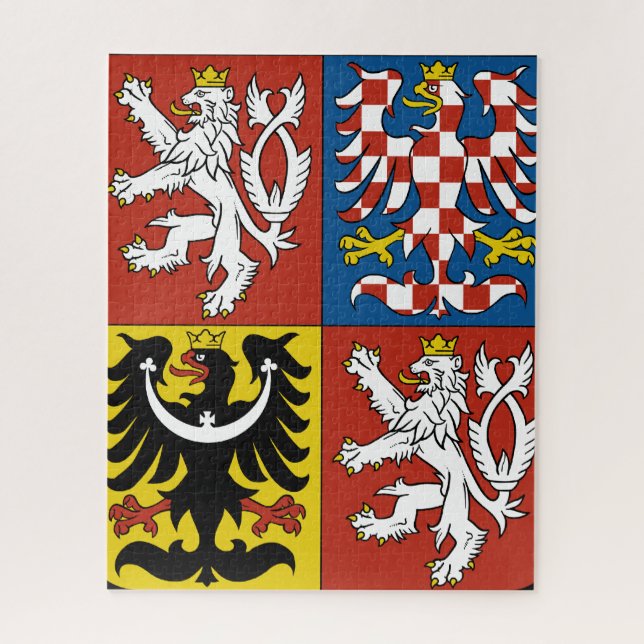 czech emblem  jigsaw puzzle (Vertical)