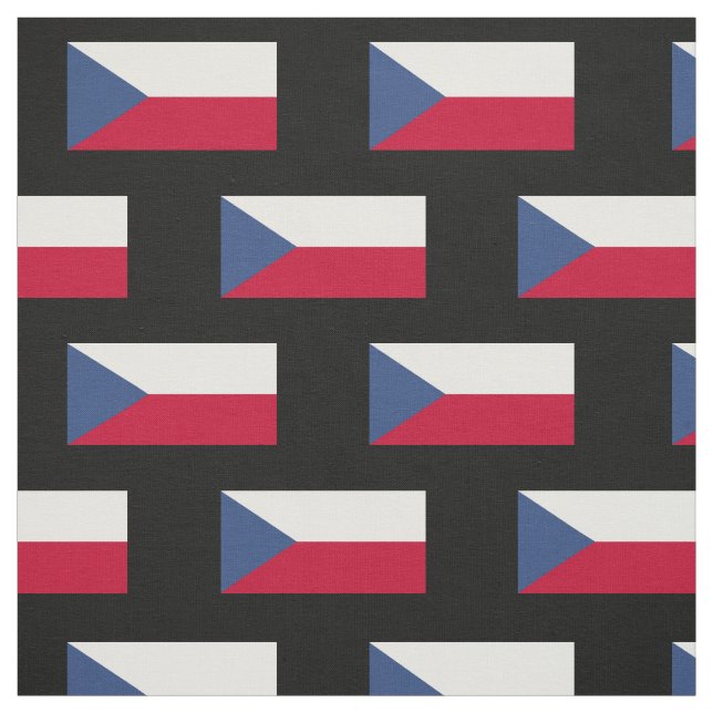Czech Flag Fabric (Swatch)