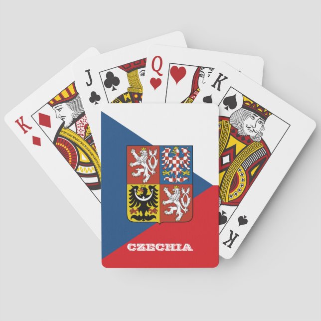 Czech Flag Games, Czech Republic Playing Cards (Back)