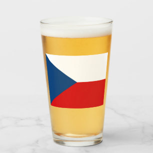 Czech Flag Glass