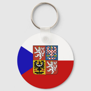 Czech flag keychain