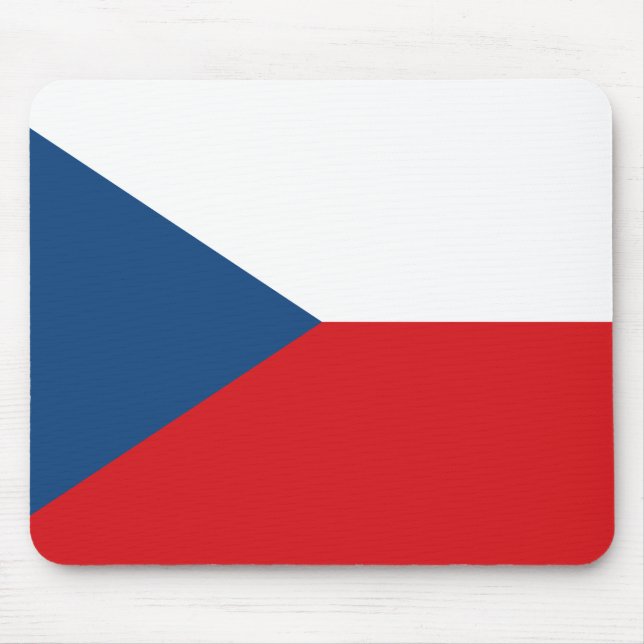 Czech Flag Mouse Pad (Front)