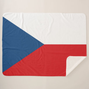Czech Flag Sherpa Blanket