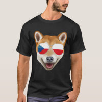 Czech Flag Shiba Inu Dog Czech Republic Pocket