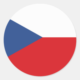 Czech flag stickers