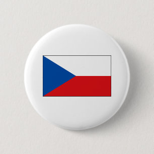 Czech Flag T-shirts and Gifts 2 Inch Round Button