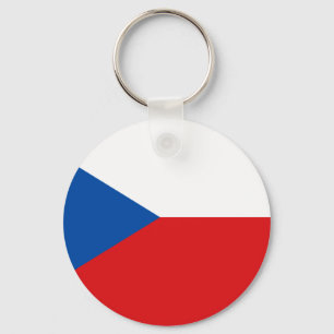Czech Flag T-shirts and Gifts Keychain
