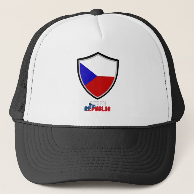 Czech flag trucker hat (Front)