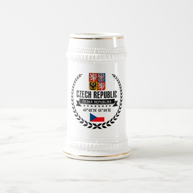 Czech Republic Beer Stein (Center)