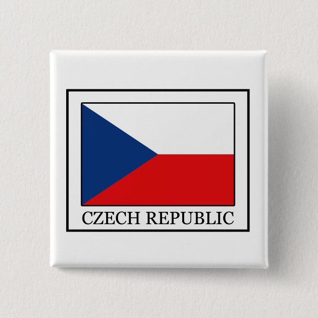Czech Republic button (Front)