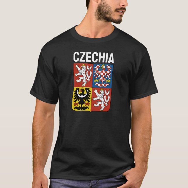 Czech Republic coat of arms T-Shirt (Front)