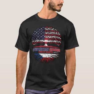Czech Republic Czech US American USA United States T-Shirt