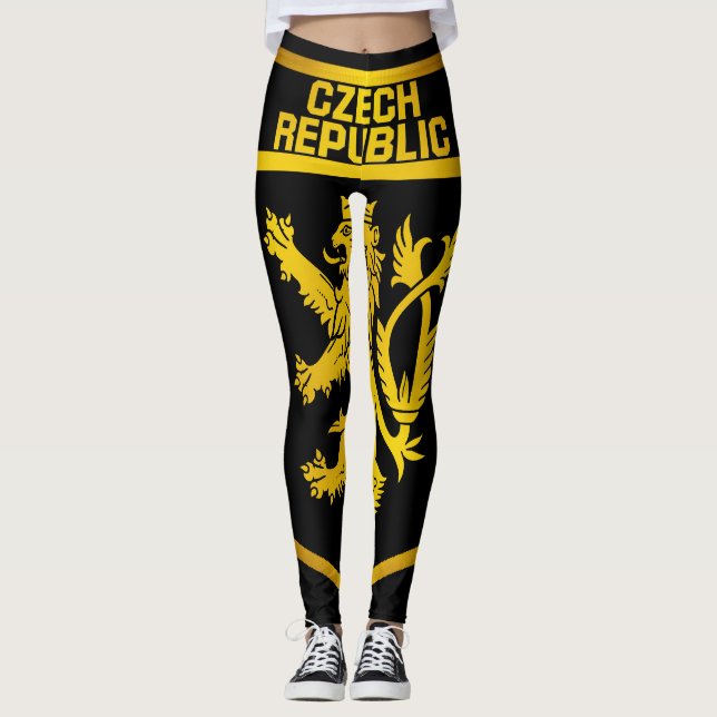 Czech Republic Emblem Leggings (Front)