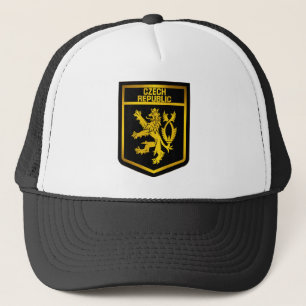 Czech Republic Emblem Trucker Hat