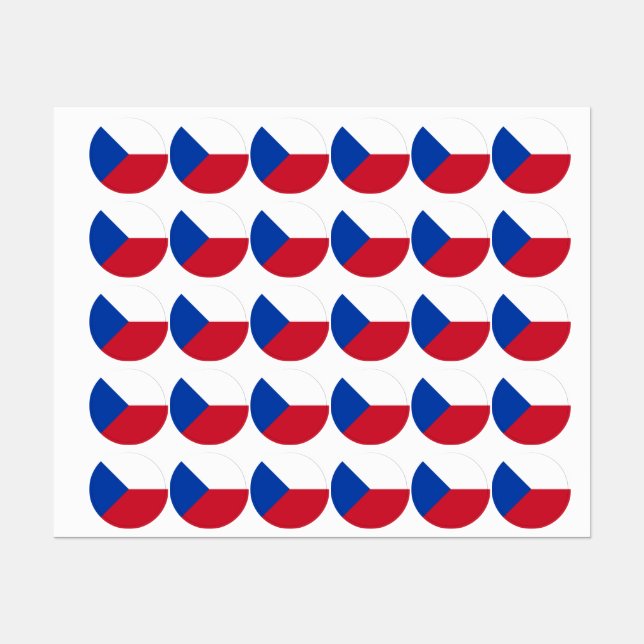 Czech Republic flag (Sheet)