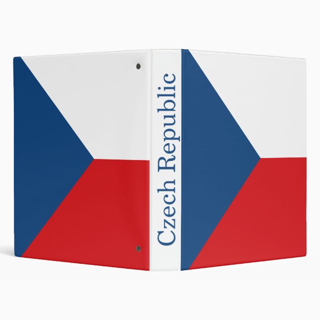 Czech Republic Flag Binder (Background)