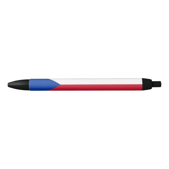 Czech Republic flag Black Ink Pen (Front)