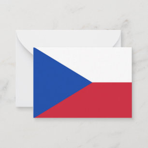 Czech Republic flag Card