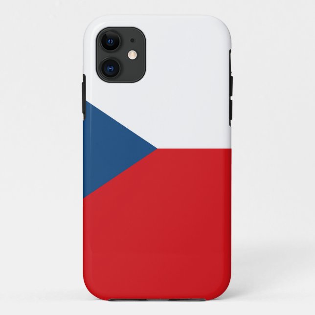 Czech Republic Flag Case-Mate iPhone Case (Back)
