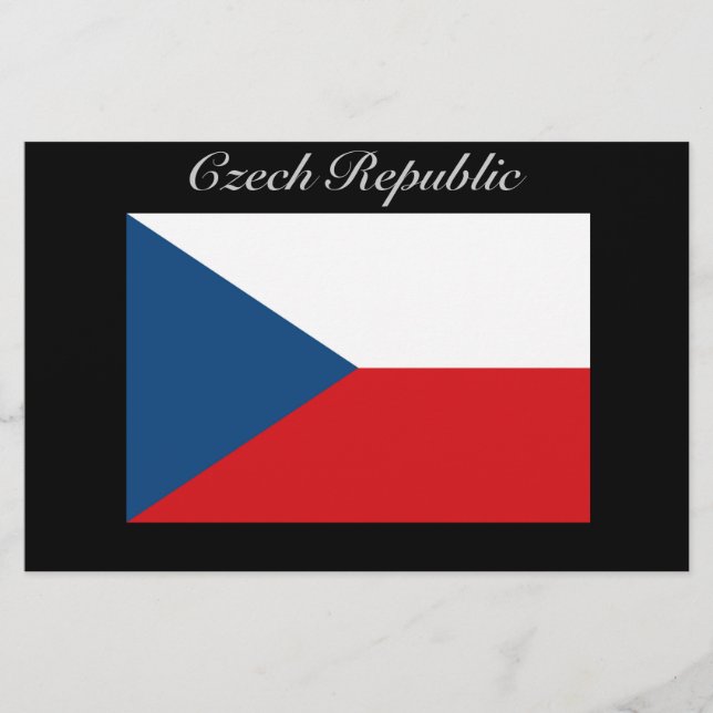 Czech Republic Flag - Ceska Republika Stationery (Front)