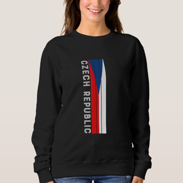 Czech Republic Flag Colours Sweatshirt (Front)