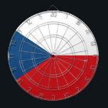 Czech Republic Flag Dartboard<br><div class="desc">Czech Republic Flag - High Quality Image.</div>