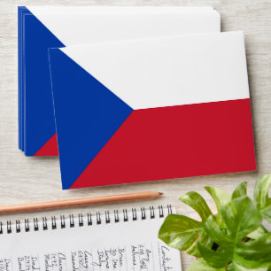 Czech Republic flag Envelope
