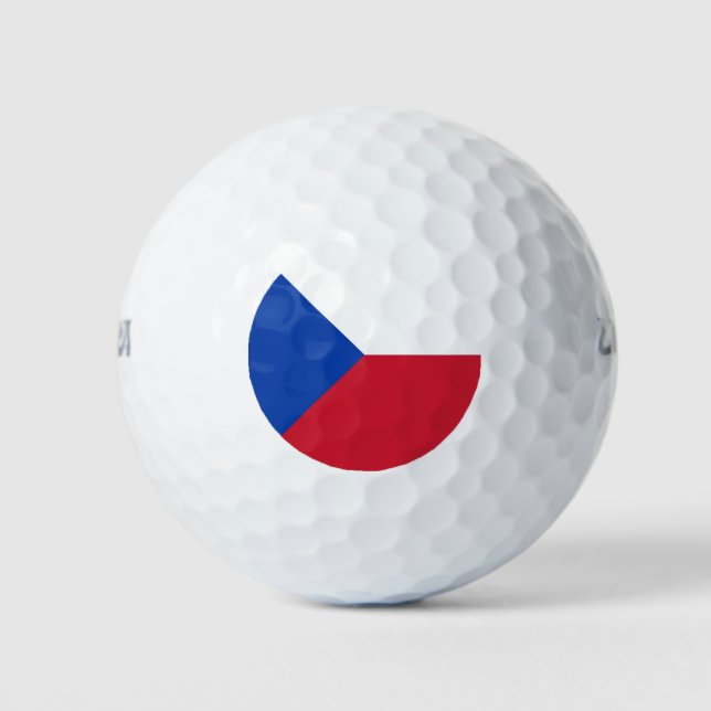 Czech Republic flag Golf Balls (Front)
