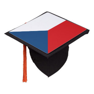 Czech Republic Flag Graduation Cap Topper