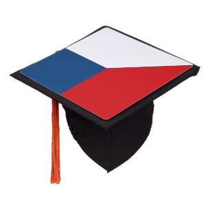 Czech Republic Flag Graduation Cap Topper