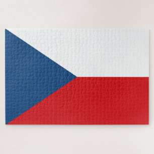 Czech Republic Flag Jigsaw Puzzle
