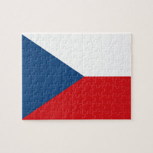Czech Republic Flag Jigsaw Puzzle