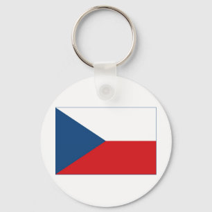 Czech Republic Flag Keychain