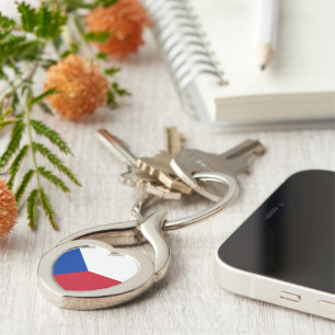 Czech Republic flag Keychain