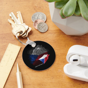 Czech Republic flag Keychain