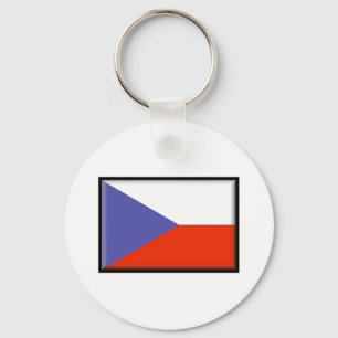 Czech Republic Flag Keychain