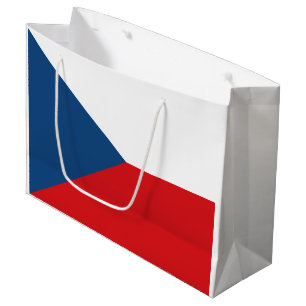 Czech Republic Flag Large Gift Bag