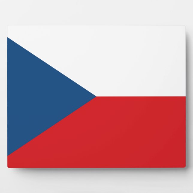 Czech Republic Flag Plaque (Front)