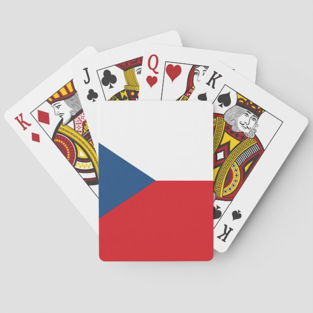 Czech Republic Flag Playing Cards (Back)