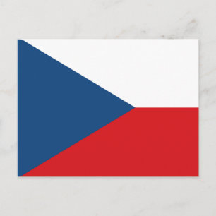 Czech Republic Flag Postcard