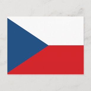 Czech Republic Flag Postcard