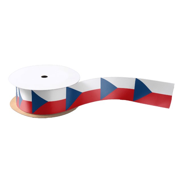 Czech Republic Flag Satin Ribbon (Spool)