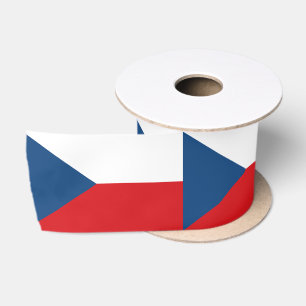 Czech Republic Flag Satin Ribbon