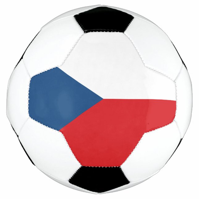 Czech Republic Flag Soccer Ball (Front)