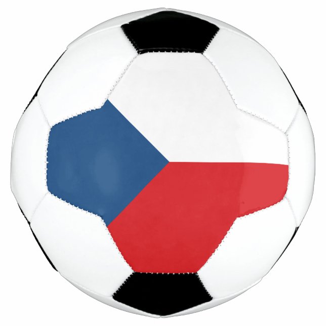 Czech Republic Flag Soccer Ball (Front)