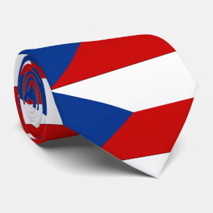 Czech Republic flag Tie