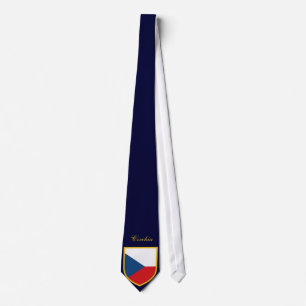 Czech Republic Flag Tie