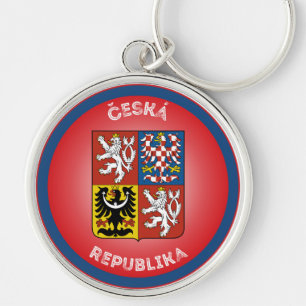 Czech Republic Heritage Emblem Keychain