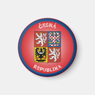 Czech Republic Heritage Emblem Magnet