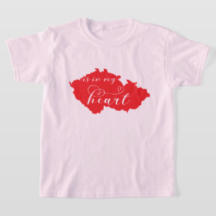 Czech Republic Is In My Heart T-Shirt